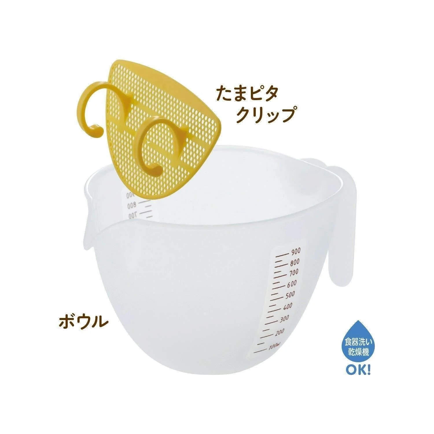 Akebono All-in-One Egg Strainer Mixing Bowl CH-2100 - Image 2