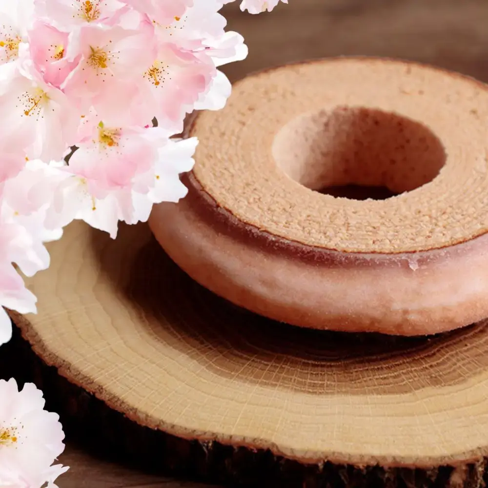 Baum u. Baum Japanese Baumkuchen Ring Cake Sakura Cherry Blossom 1 Piece - Image 2