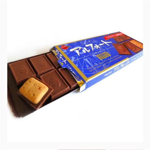 Bourbon Alfort Mini Chocolate Whole Grain Biscuits 12 Pieces - Image 5