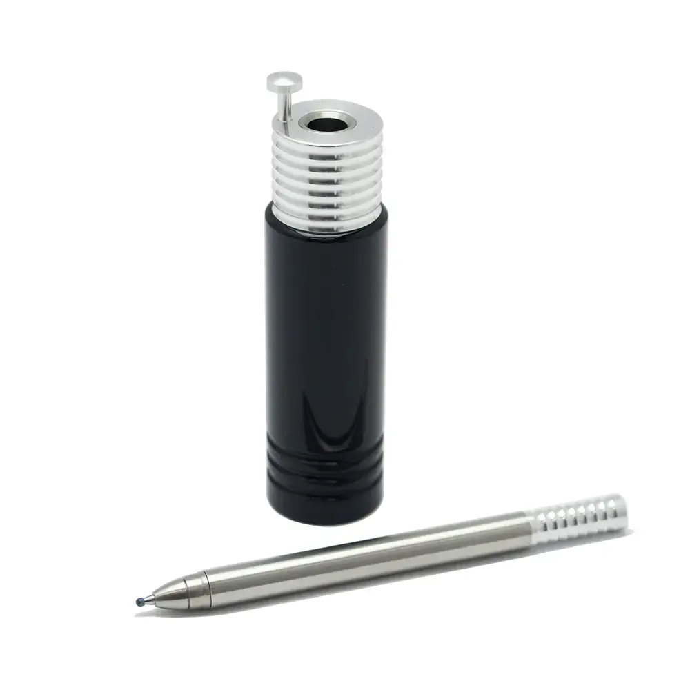 Delight Labo Double Action Japanese Pen & Pen Stand Set Black ZE225C - Image 4