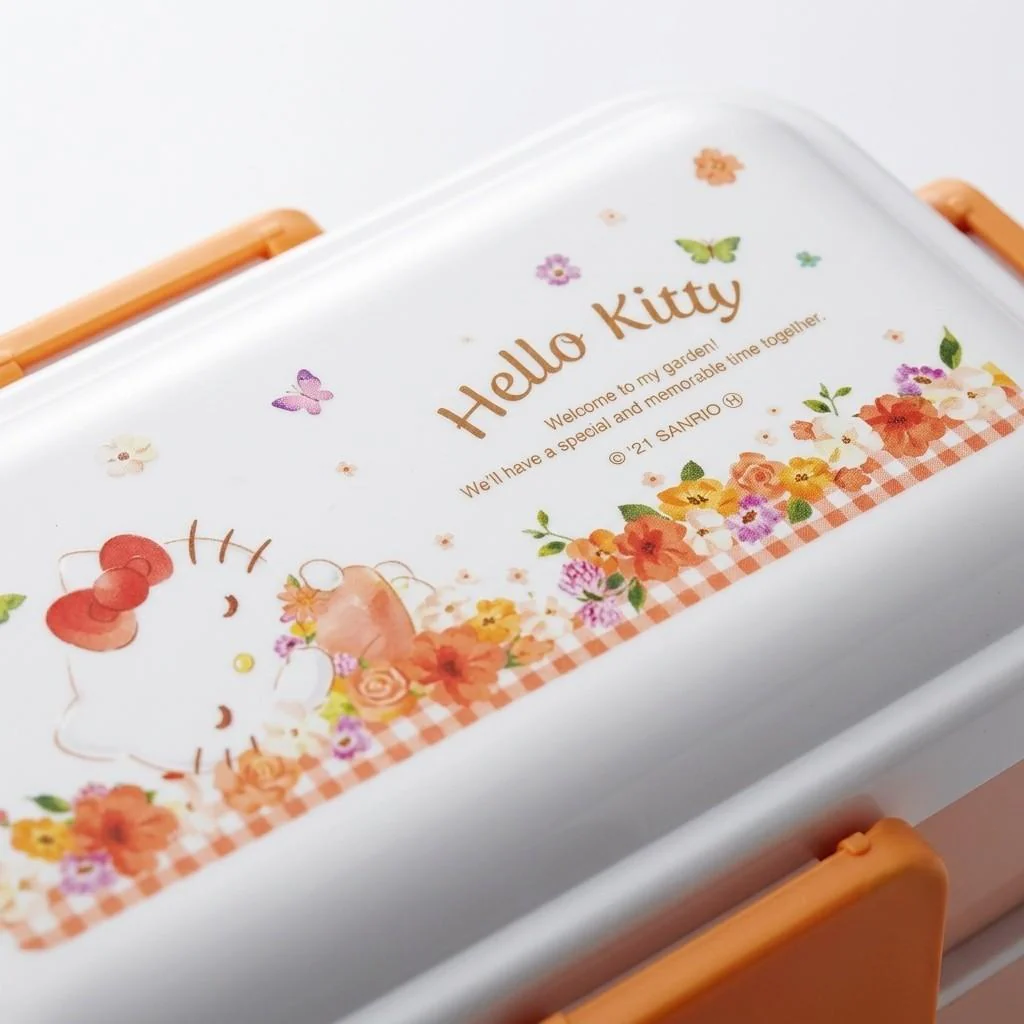 Hello Kitty Pink Dome Lunch Box 2-Tier Bento Box 600ml - Image 3