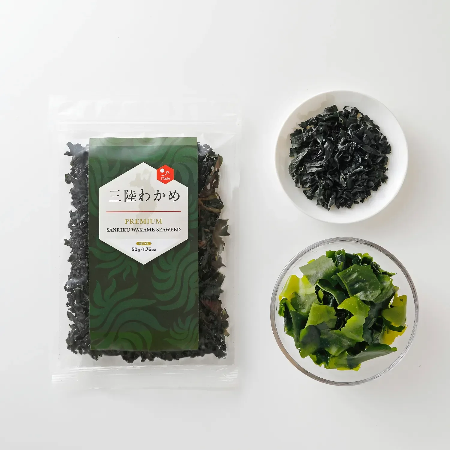 J Taste Sanriku Wakame Dried Japanese Wakame Seaweed 50g - Image 2