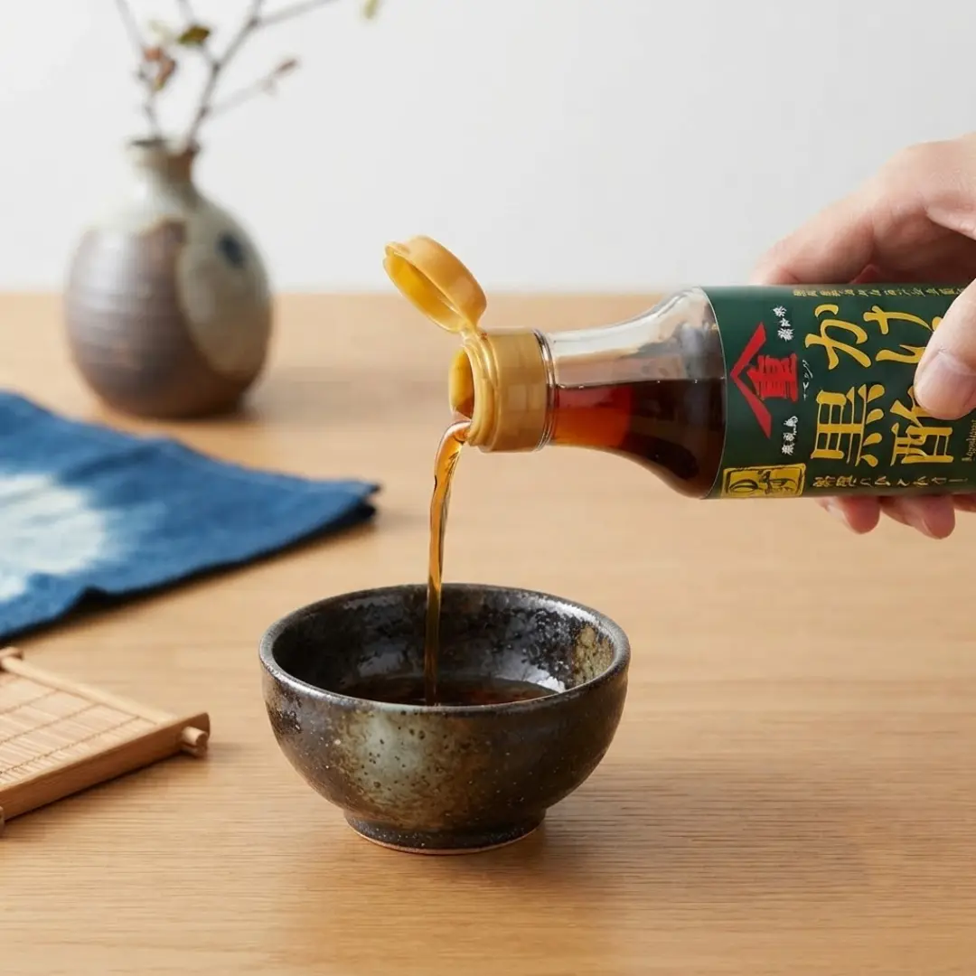 Kakeru Kurozu Yuzu Sauce All-Natural Infused Black Vinegar Seasoning 200ml - Image 2