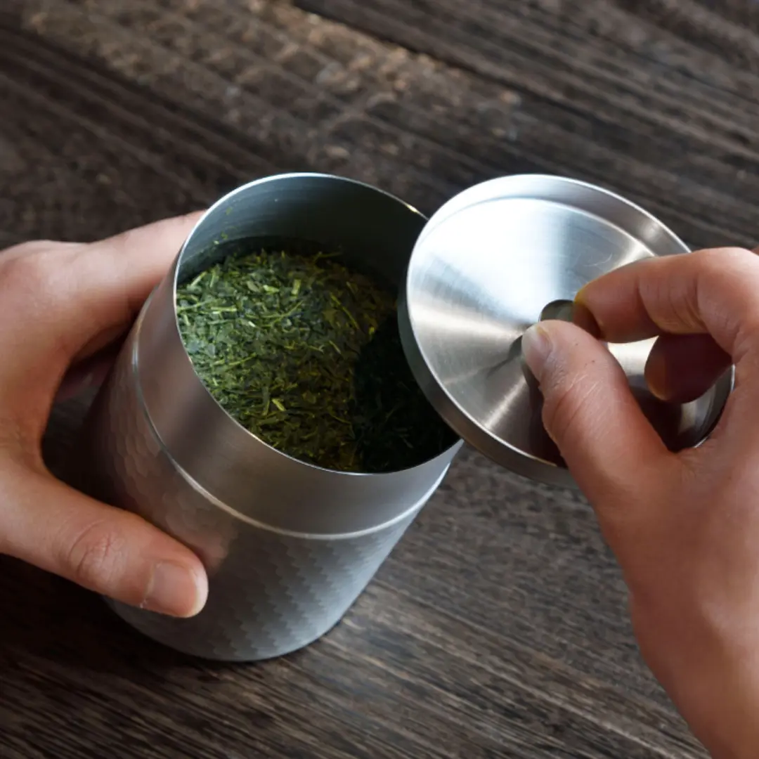 Kogu Tea Brewing Set Stainless Steel Teapot & Canister Gift Set - Image 4