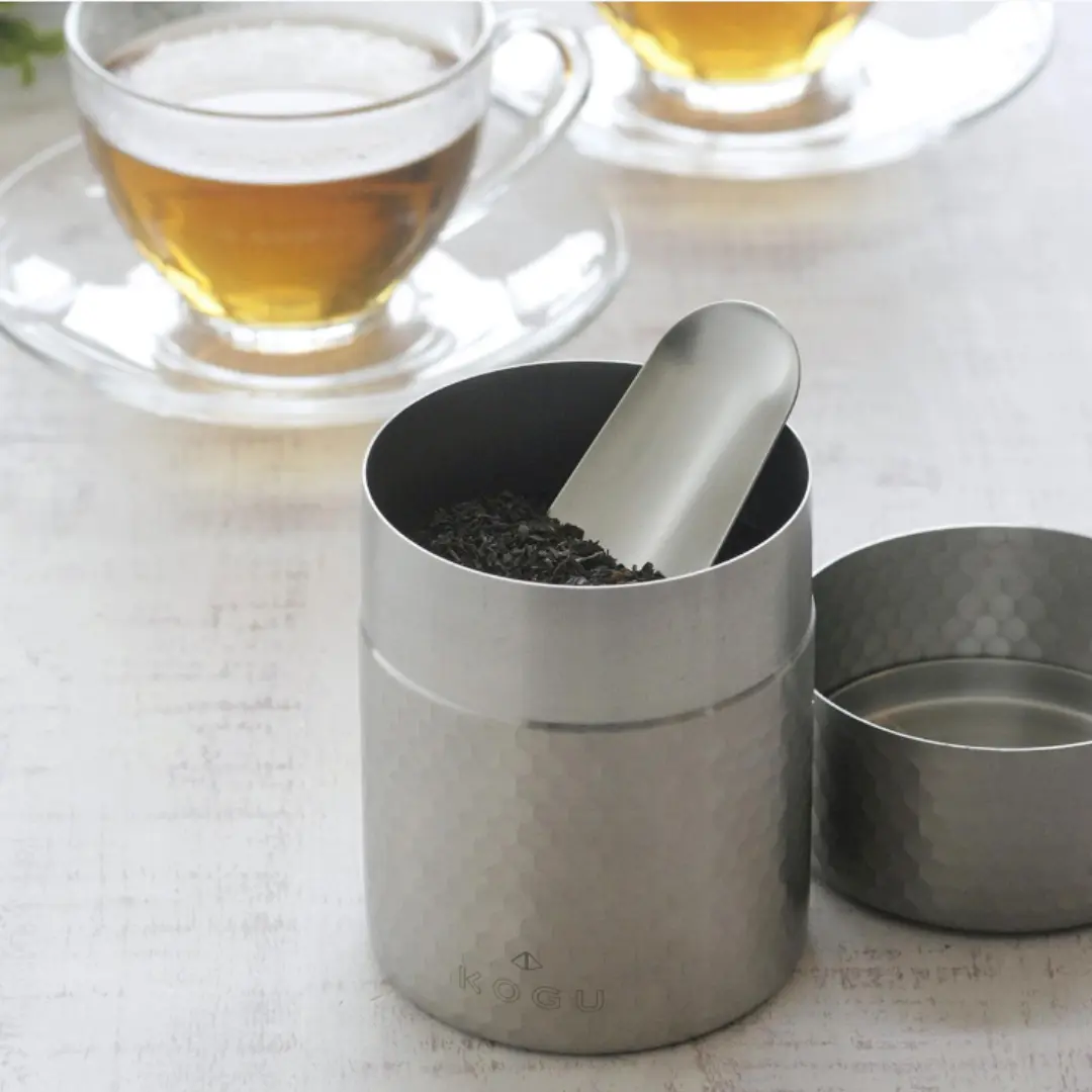 Kogu Tea Brewing Set Stainless Steel Teapot & Canister Gift Set - Image 5