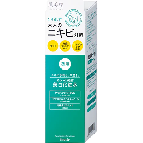 Kracie Hadabisei Acne Care Lotion Face Toner for Acne & Scars 200ml - Image 2
