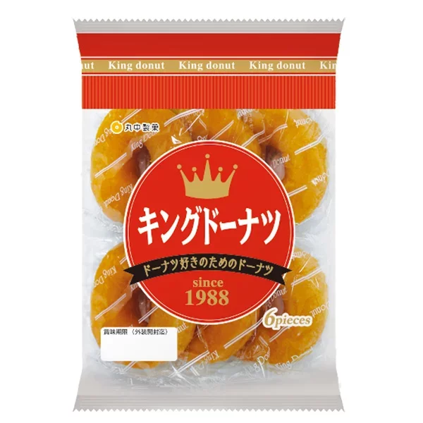 Marunaka King Doughnut Japanese Donut 6 Pieces