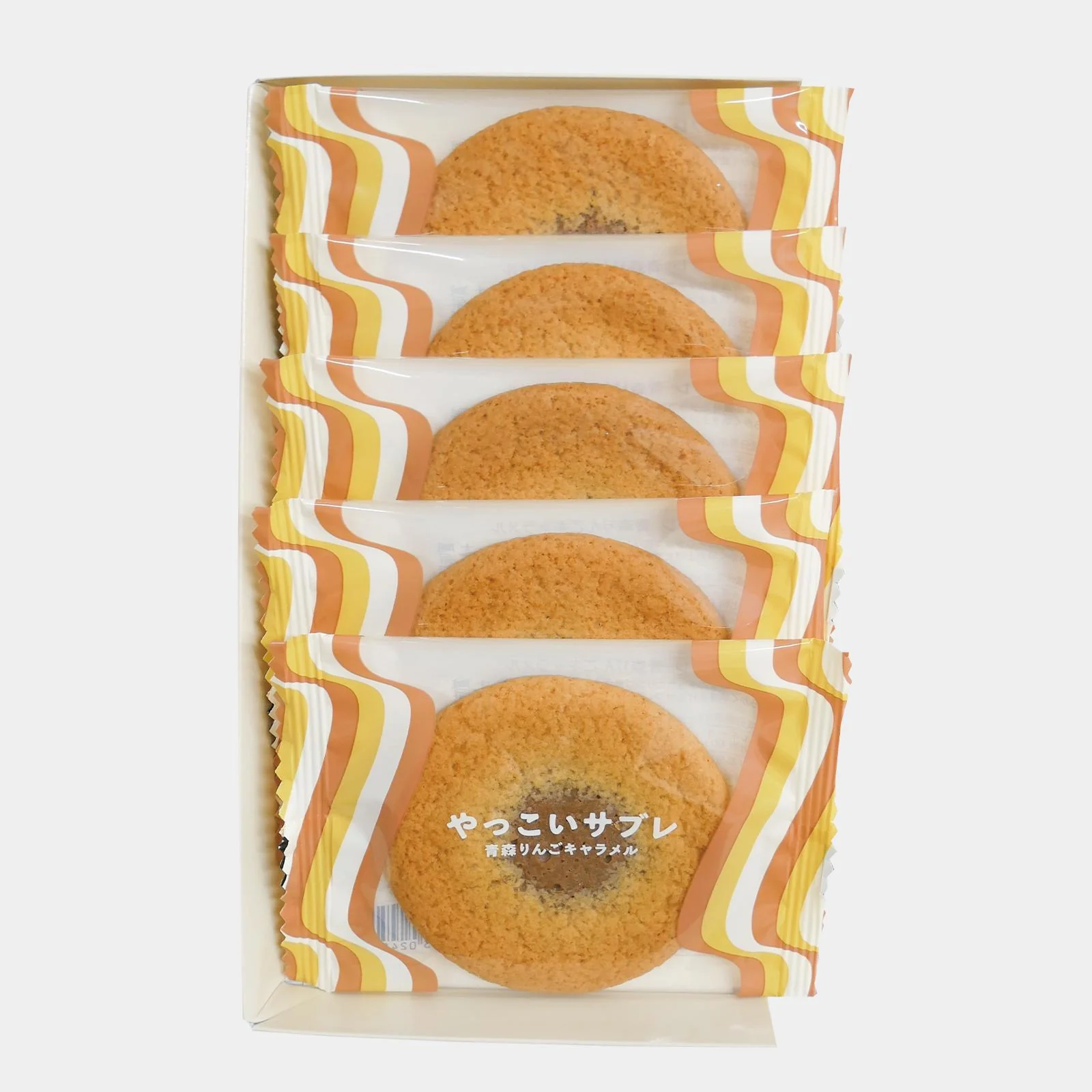 Ragueneau Yakkoi Sable Aomori Apple Caramel Soft Cookies 5 Pieces - Image 2