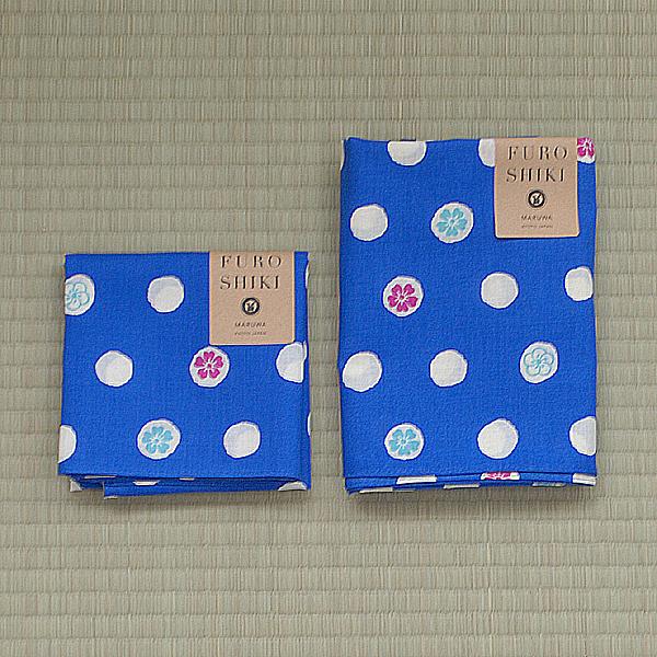 Seiran Furoshiki Flower Pattern Cotton Wrapping Cloth - Image 2