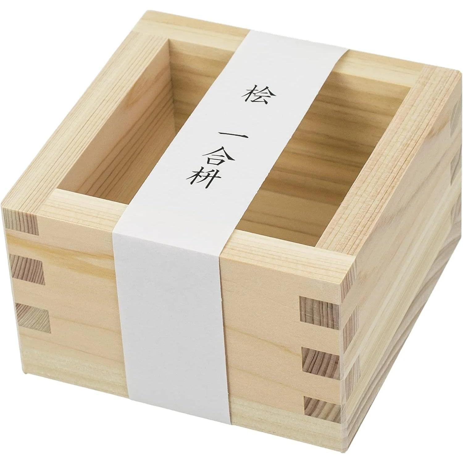 Masu Cup Japanese Hinoki Cypress Wooden Sake Cup Box 1 Gou