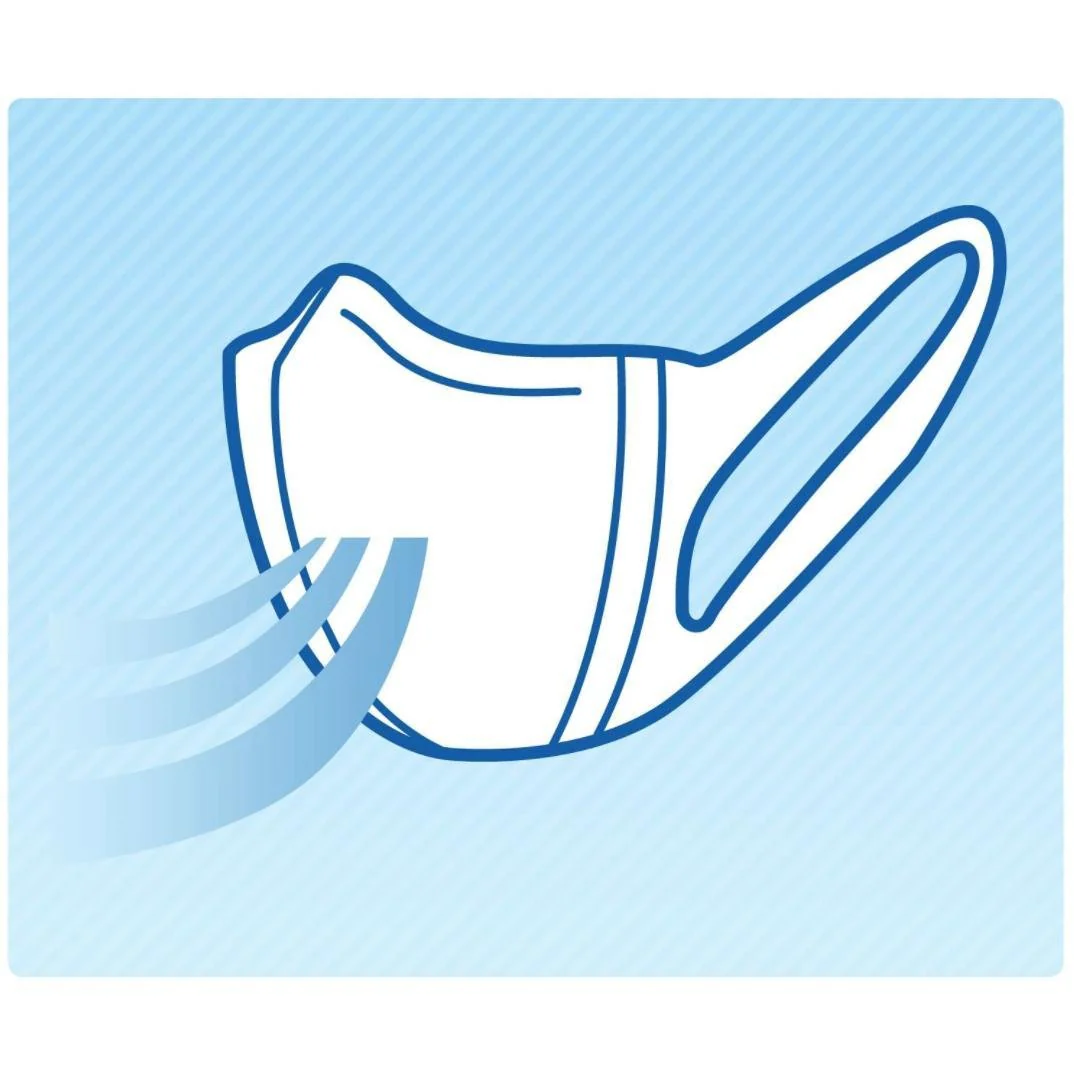 Unicharm Cho Rittai Standard White 3D Face Mask Large Size 30 ct. - Image 2